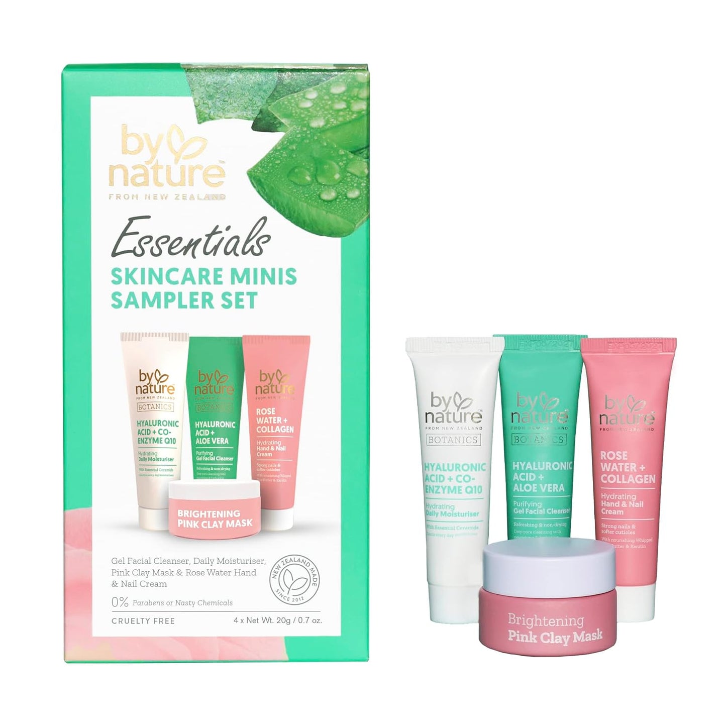 Essentials Skincare Minis Sampler - Travel Size Skincare Gift Set & Kits